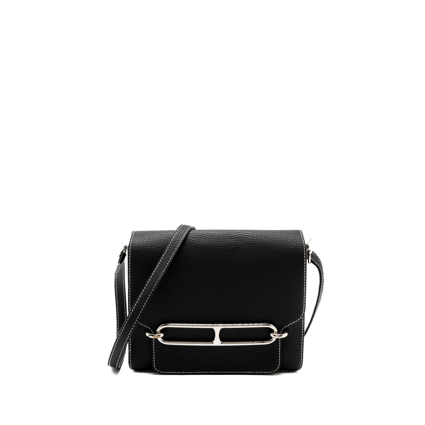 Hermes Roulis 23 Clemence Black SHW Stamp Square R