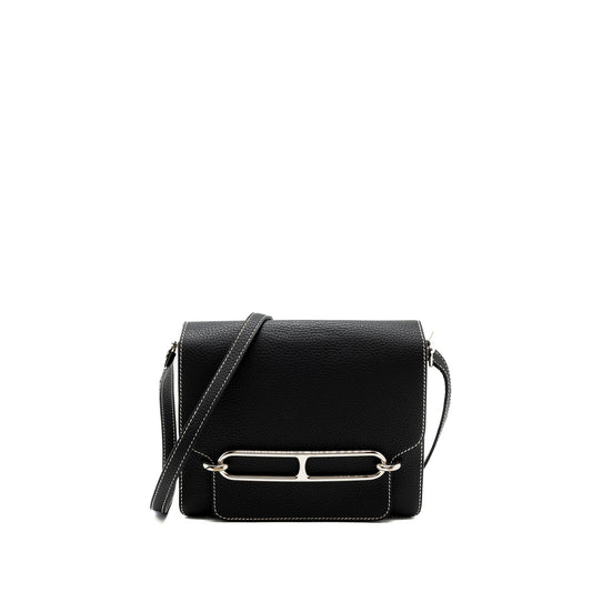 Hermes Roulis 23 Clemence Black SHW Stamp Square R