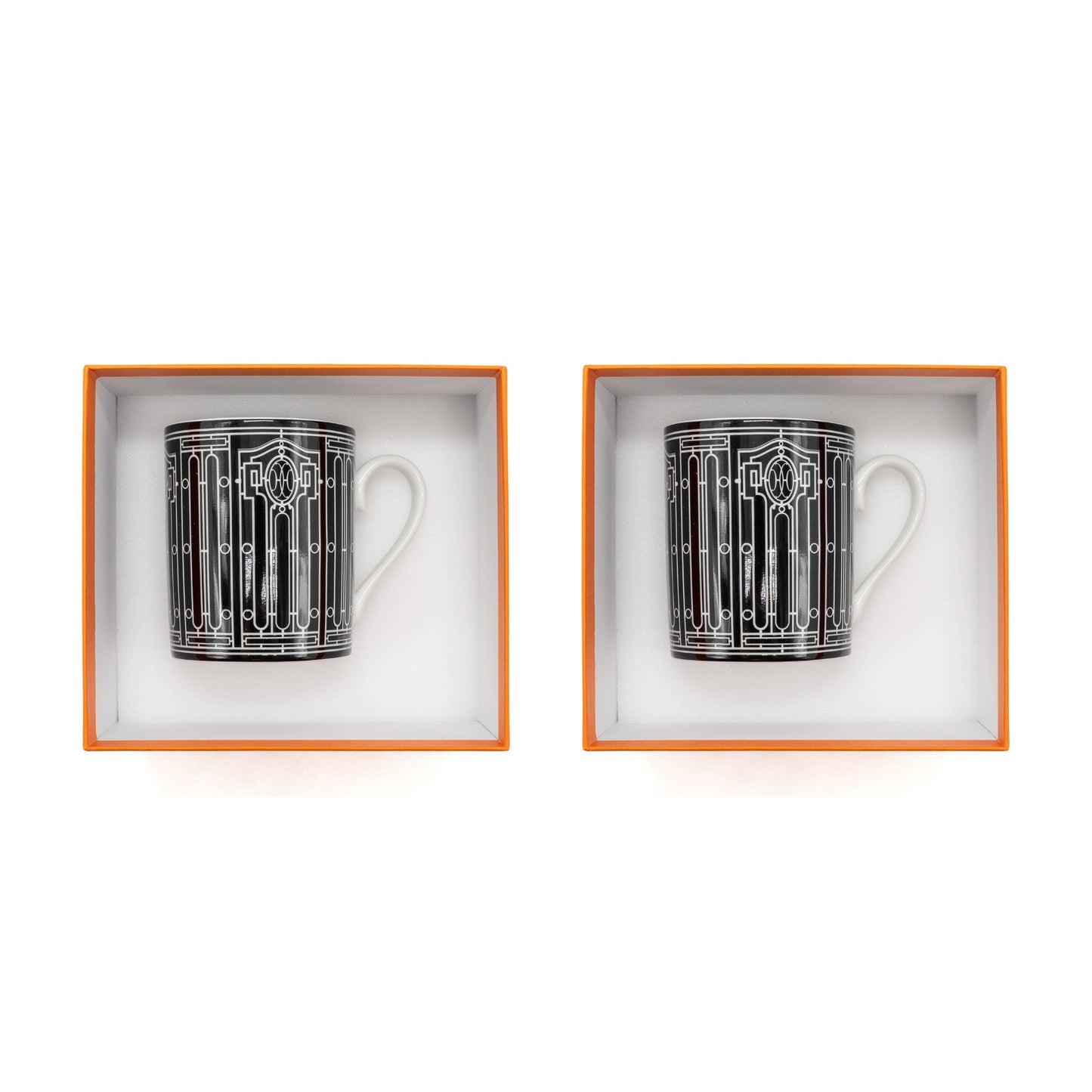 Hermes H Deco Mug Black(In A Set)