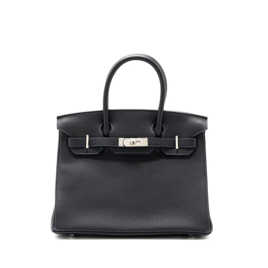 Hermes Birkin 30 Togo Caban SHW Stamp B