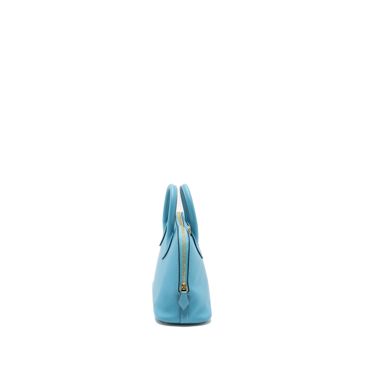 Hermes mini Bolide Evercolor P3 Blue du Nord GHW Stamp D
