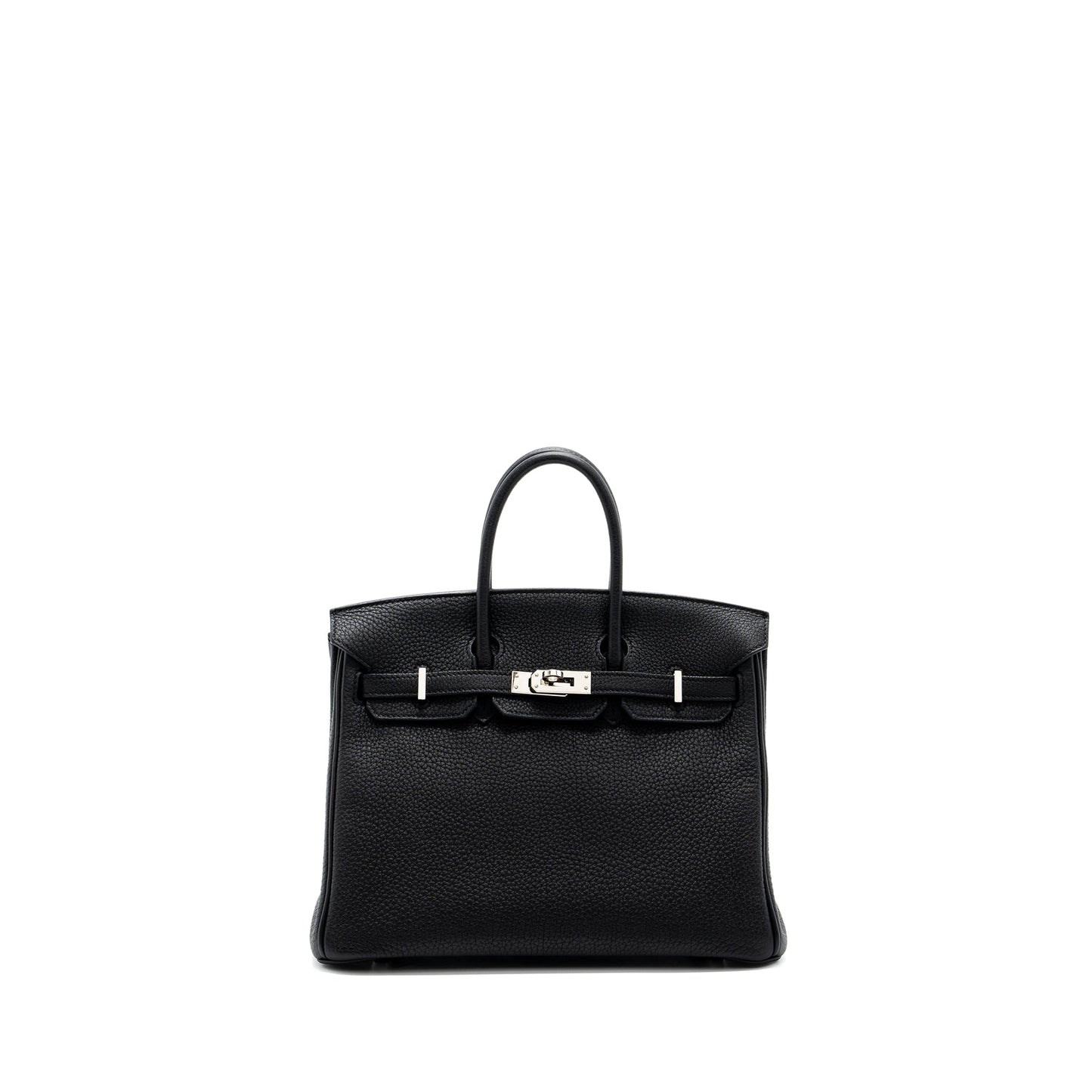Hermes birkin 25 togo black SHW stamp X