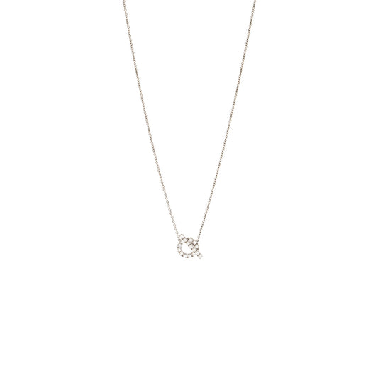Hermes finesse pendants white gold with diamonds