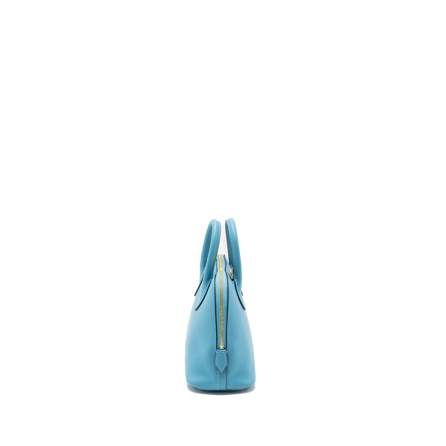 Hermes mini Bolide Evercolor P3 Blue du Nord GHW Stamp D
