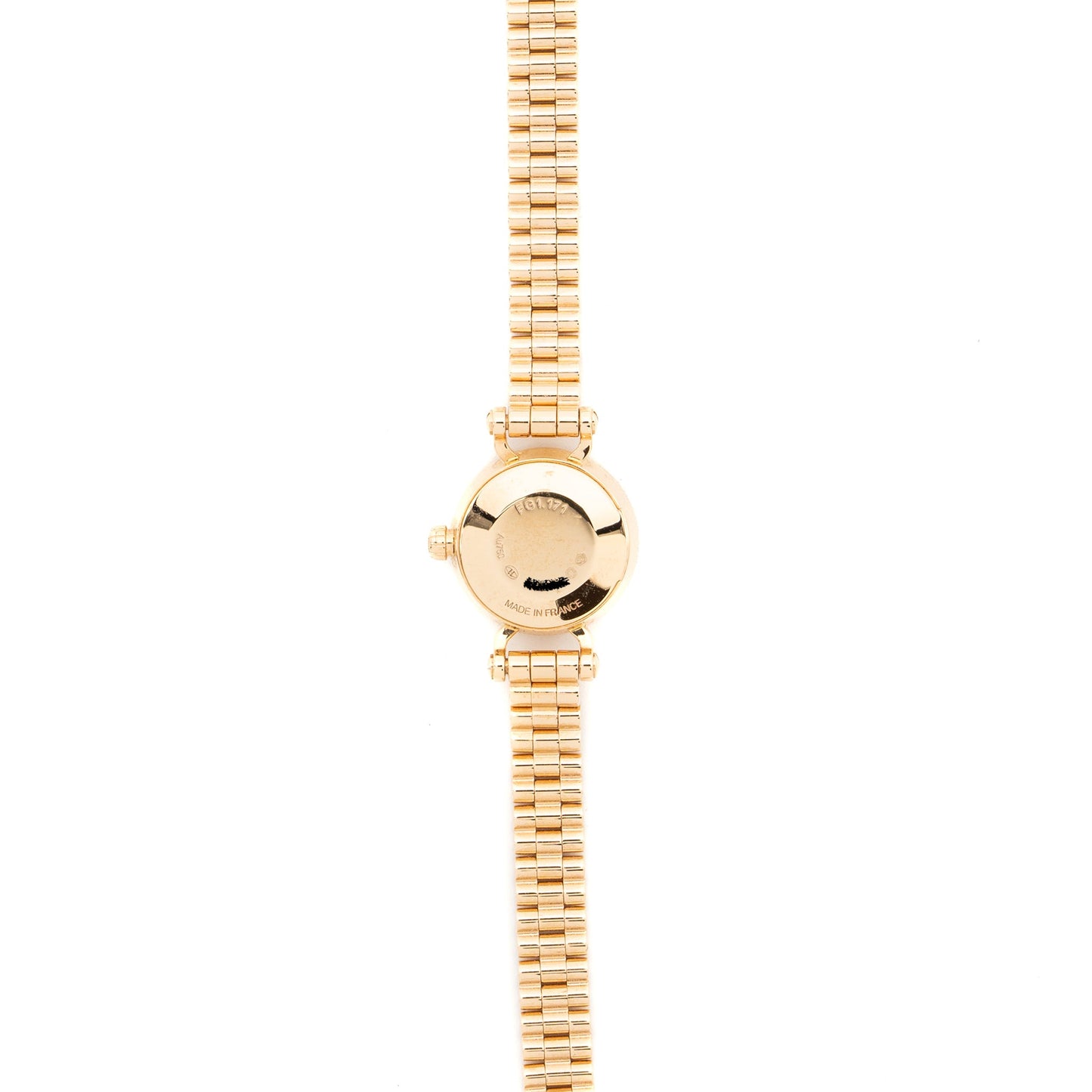 HERMES FAUBOURG QUARTZ WATCH  MINI MODEL 15MM ROSE GOLD DIAMONDS
