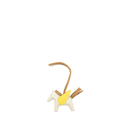 Hermes rodeo pegase pm bag charm craie/chai/lime Stamp Z