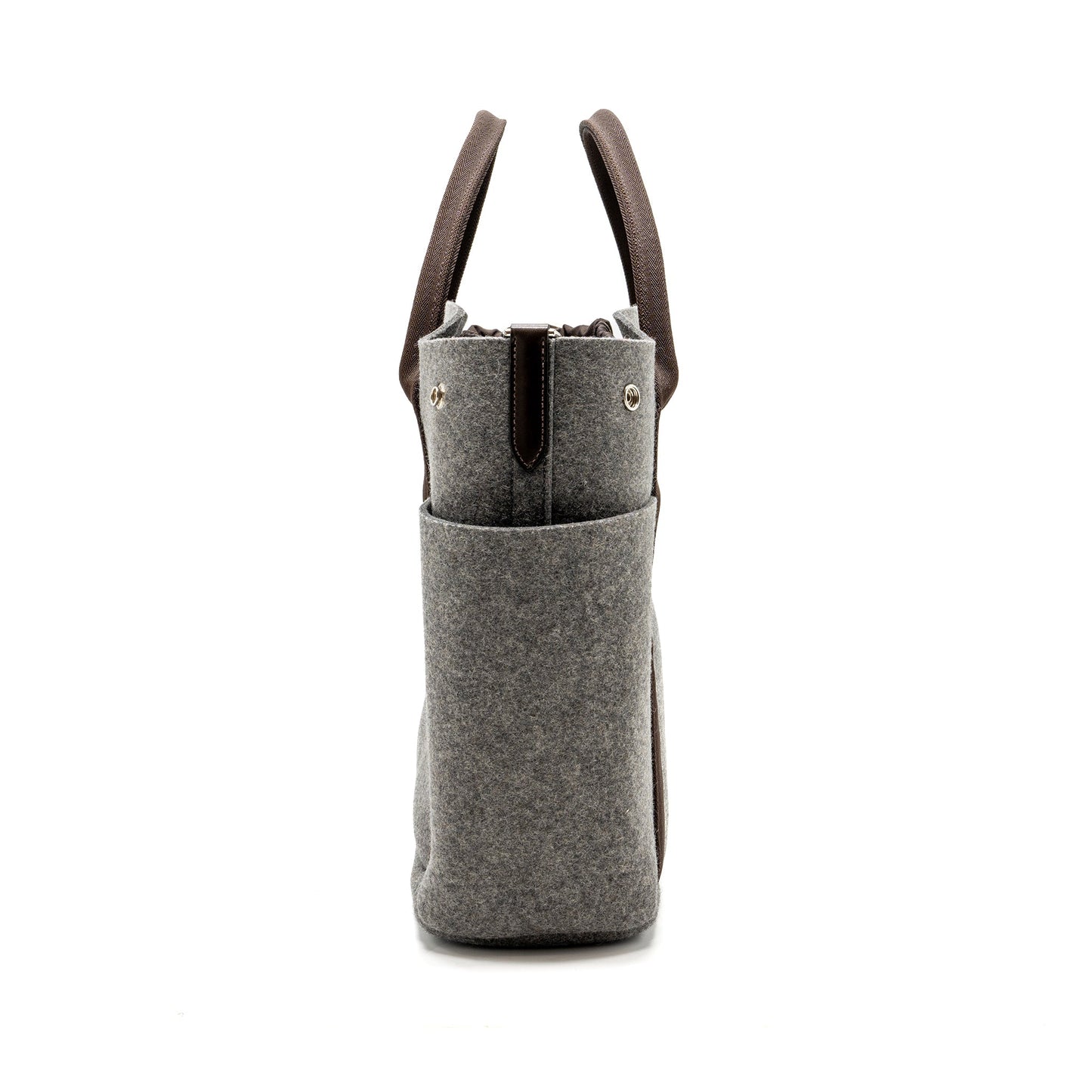 Hermes the grooming bag wool Acier SHW