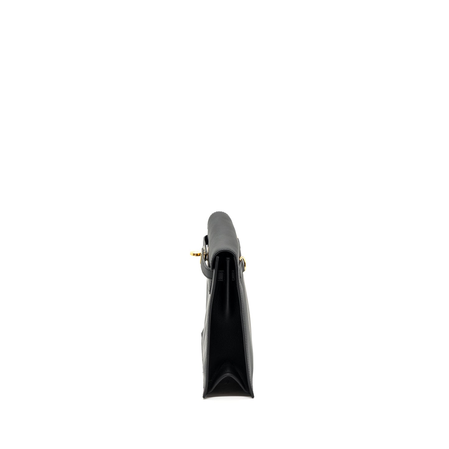 HERMES Kelly danse swift black GHW Stamp B