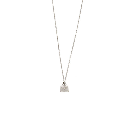 Hermes Kelly Amulette Pendant White Gold, Diamonds