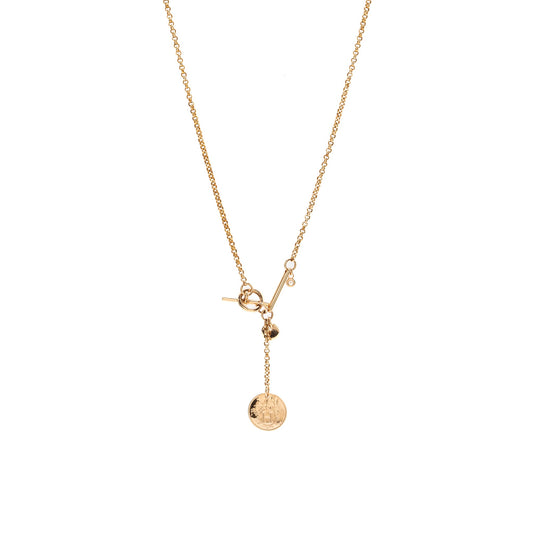 Hermes Ex-Libris pendant small model, Rose gold