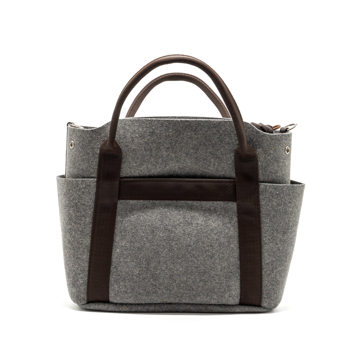 Hermes the grooming bag wool Acier SHW