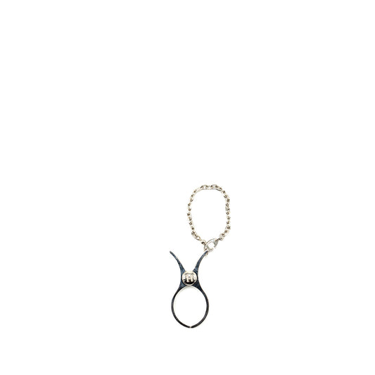 Hermes filou glove clip silver Tone