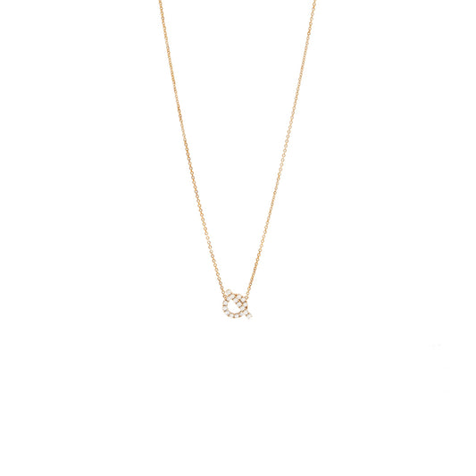Hermes Finesse Pendant rose gold, diamonds