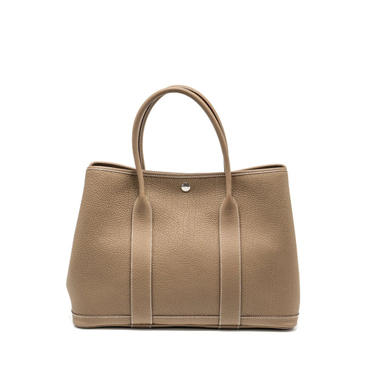 Hermes Garden Party 36 negonda etoupe SHW stamp Z