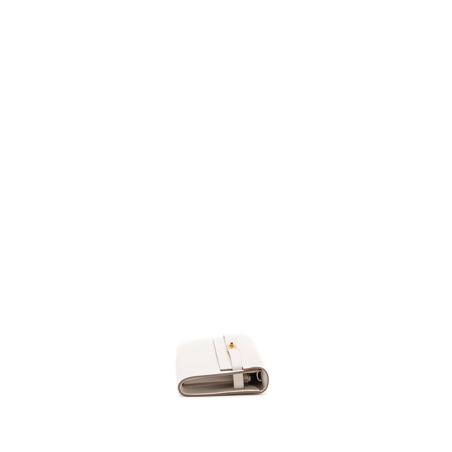Hermes Kelly to go Epsom M4 Gris Pale GHW Stamp B