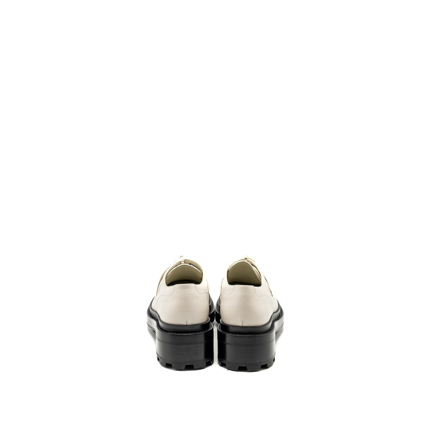 Hermes size 39 first derby oxford loafer Calfskin beige glaise SHW