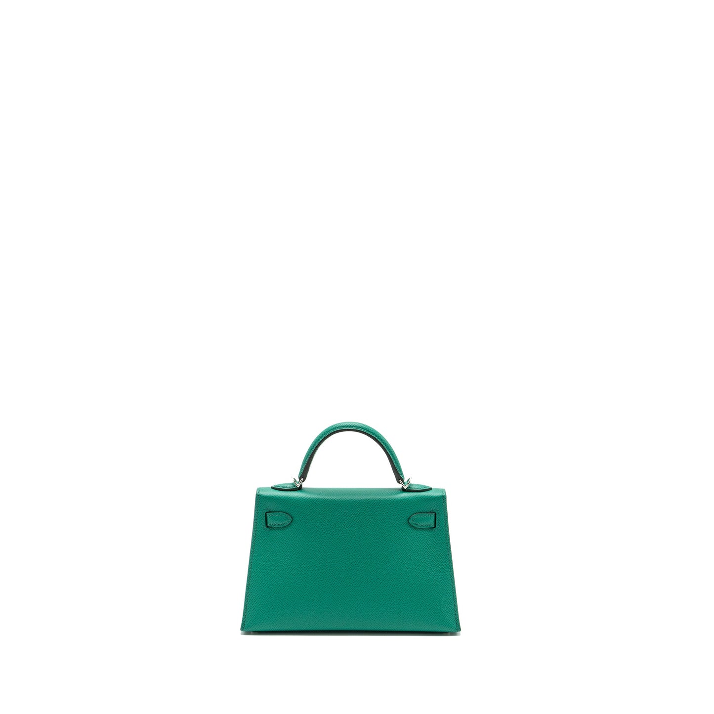 Hermes Mini Kelly Epsom Wooly Strap Vert Jade/ Blue Paradis-Saphir SHW Stamp U