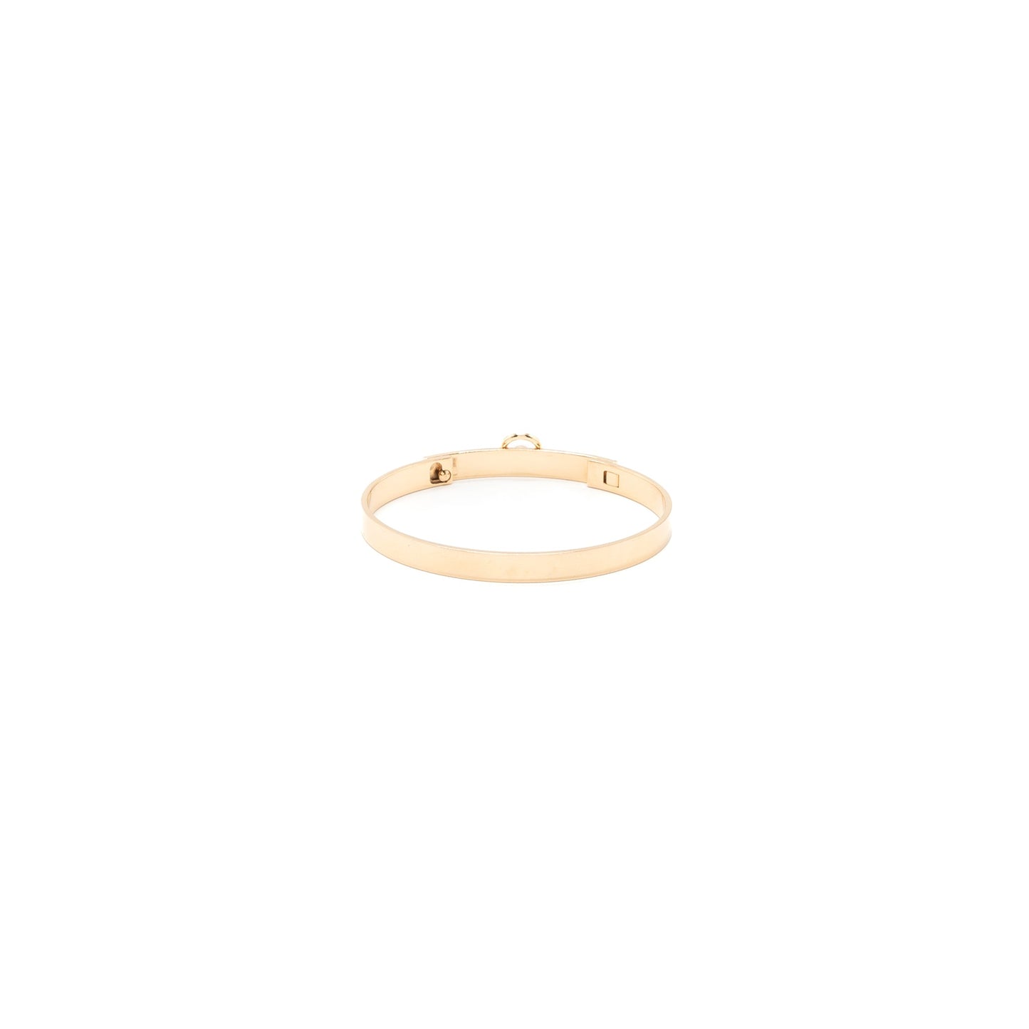 HERMES SIZE ST COLLIER DE CHIEN BRACELET, SMALL MODEL ROSE GOLD DIAMONDS
