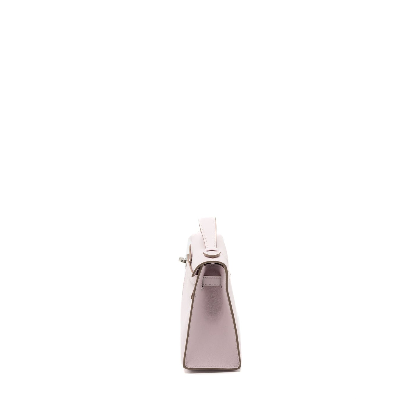 Hermes Kelly Pochette Swift Mauve Pale SHW Stamp U