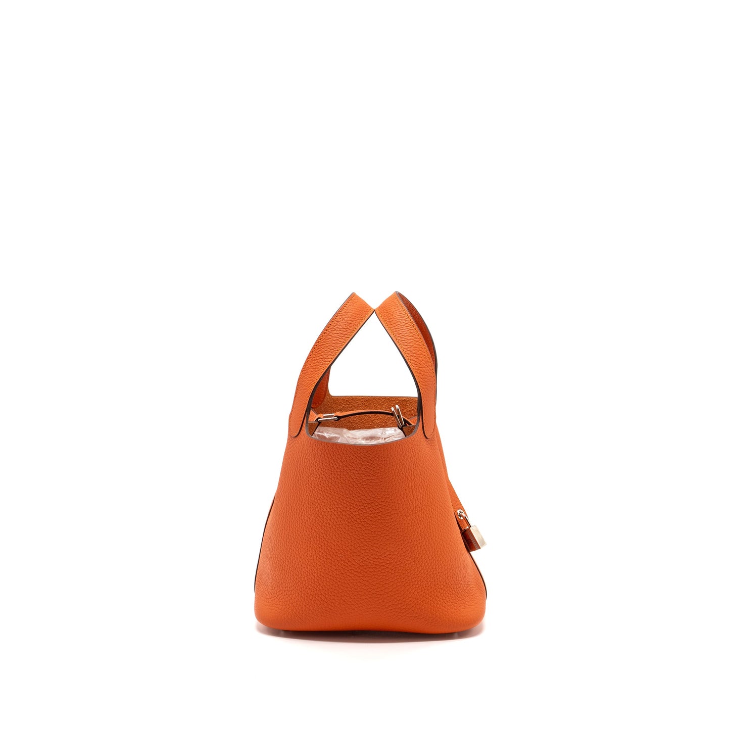Hermes picotin 18 lock bag clemence Feu SHW stamp A