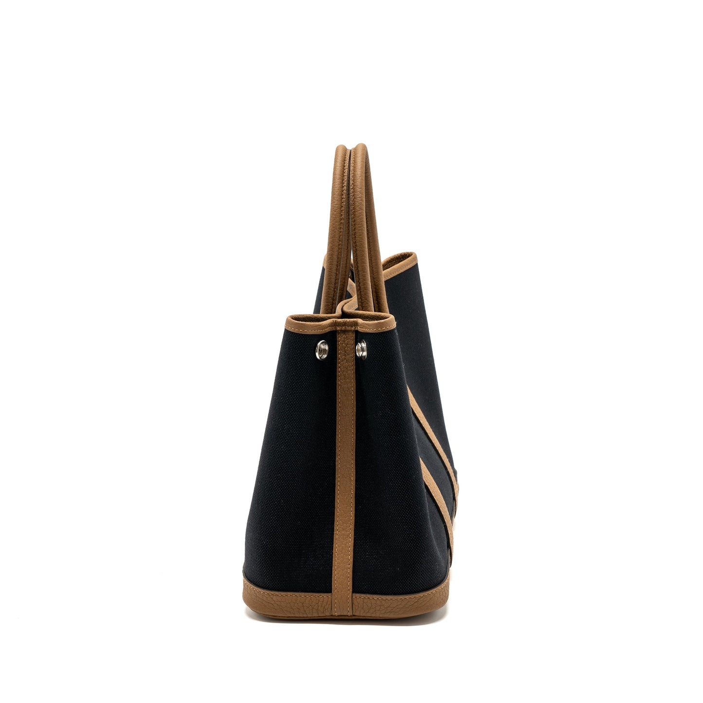 Hermes Garden Party 30 Canvas/Negonda Alezan/Black SHW Stamp B