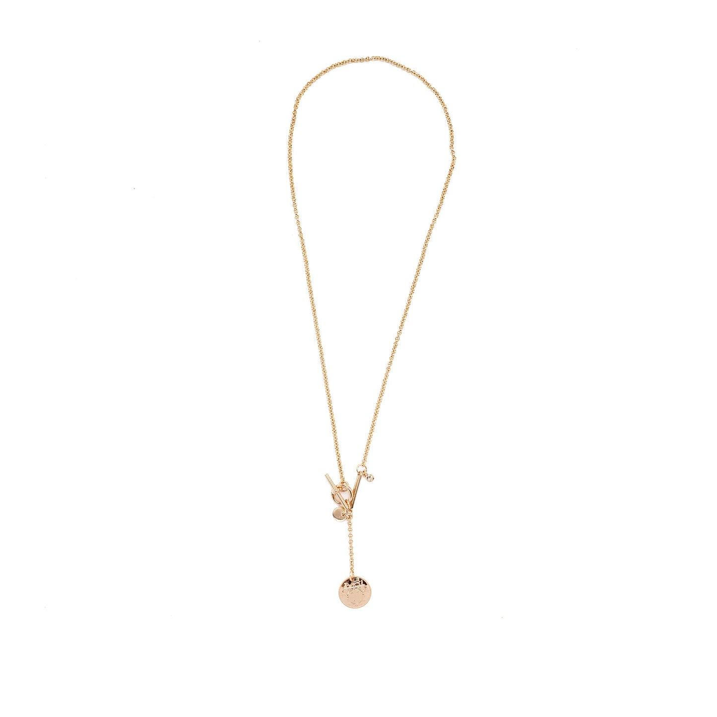 Hermes Ex-Libris pendant small model, rose gold