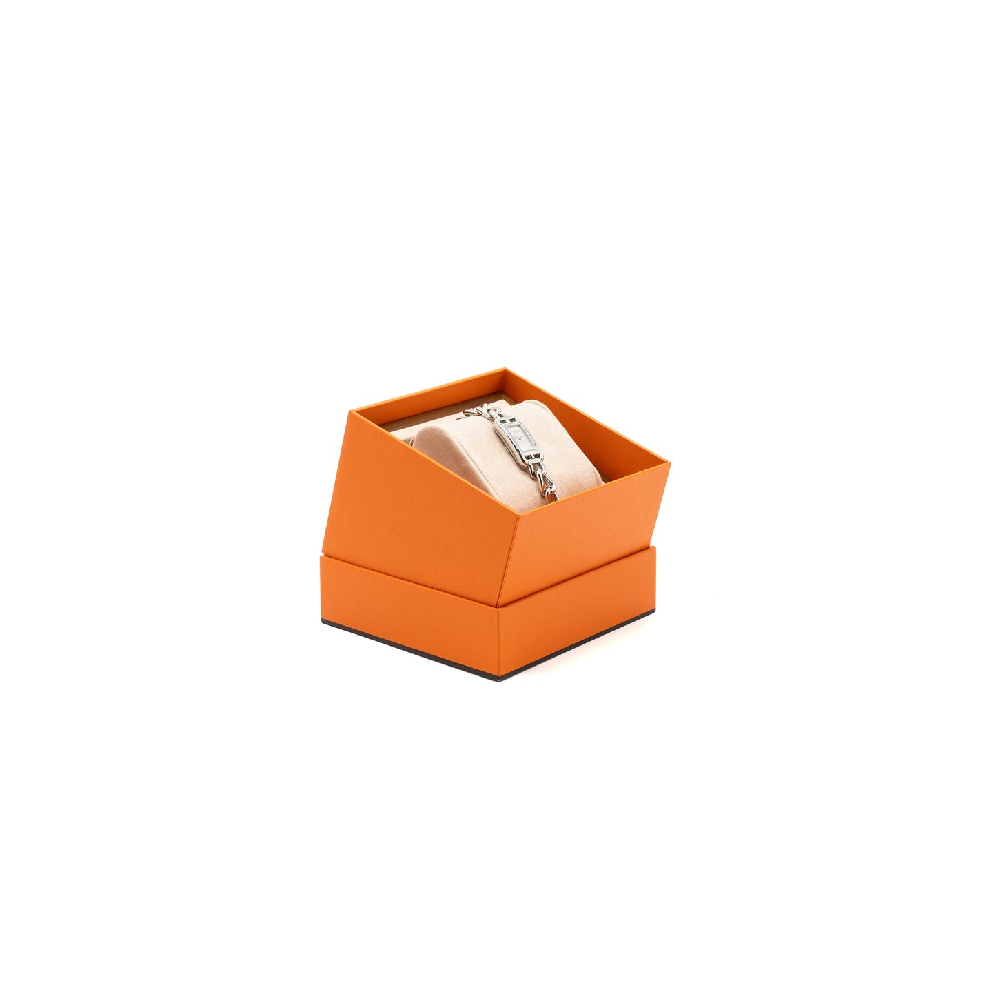 Hermes Nantucket watch 29mm steel bracelet with diamonds