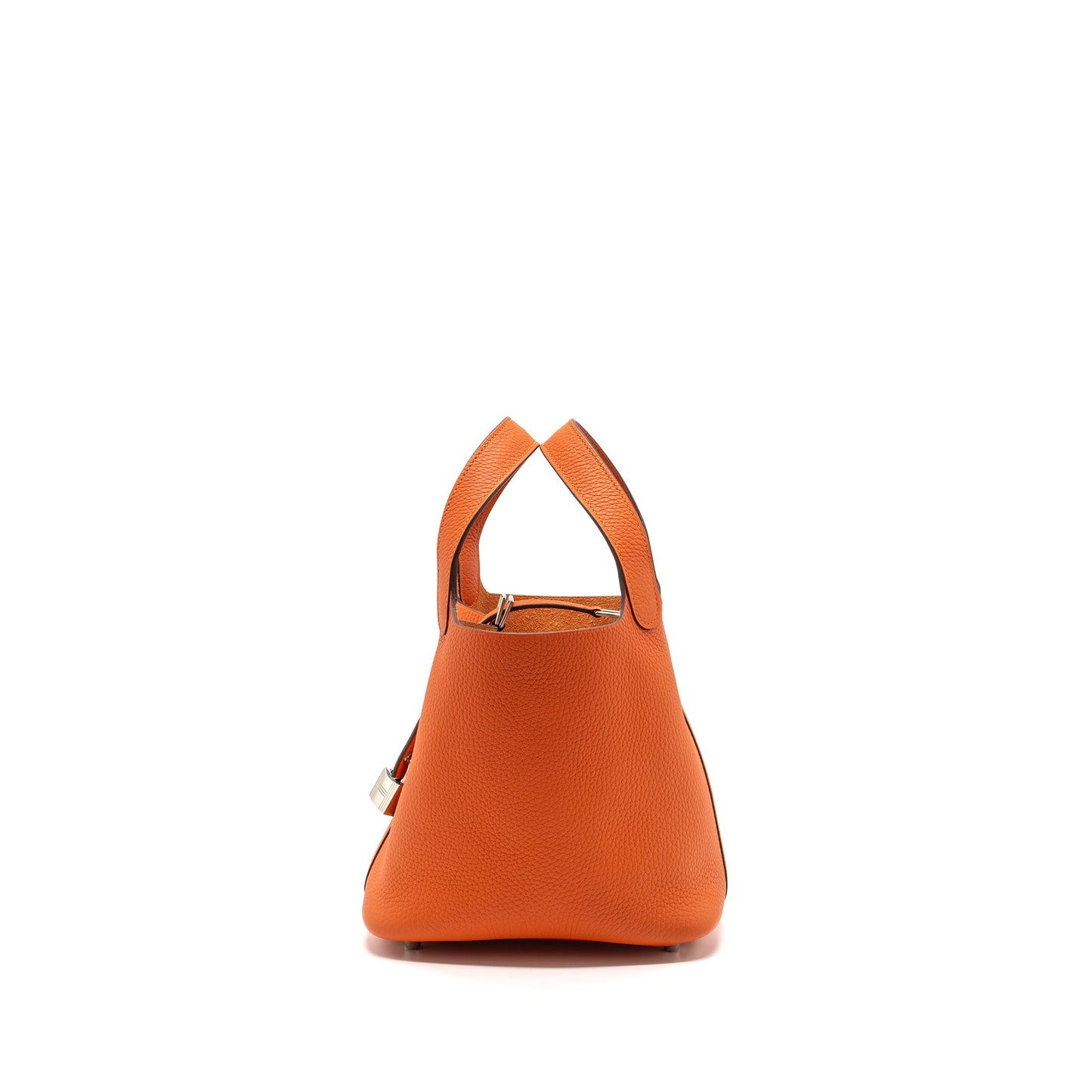 Hermes picotin 18 lock bag clemence Feu SHW stamp A