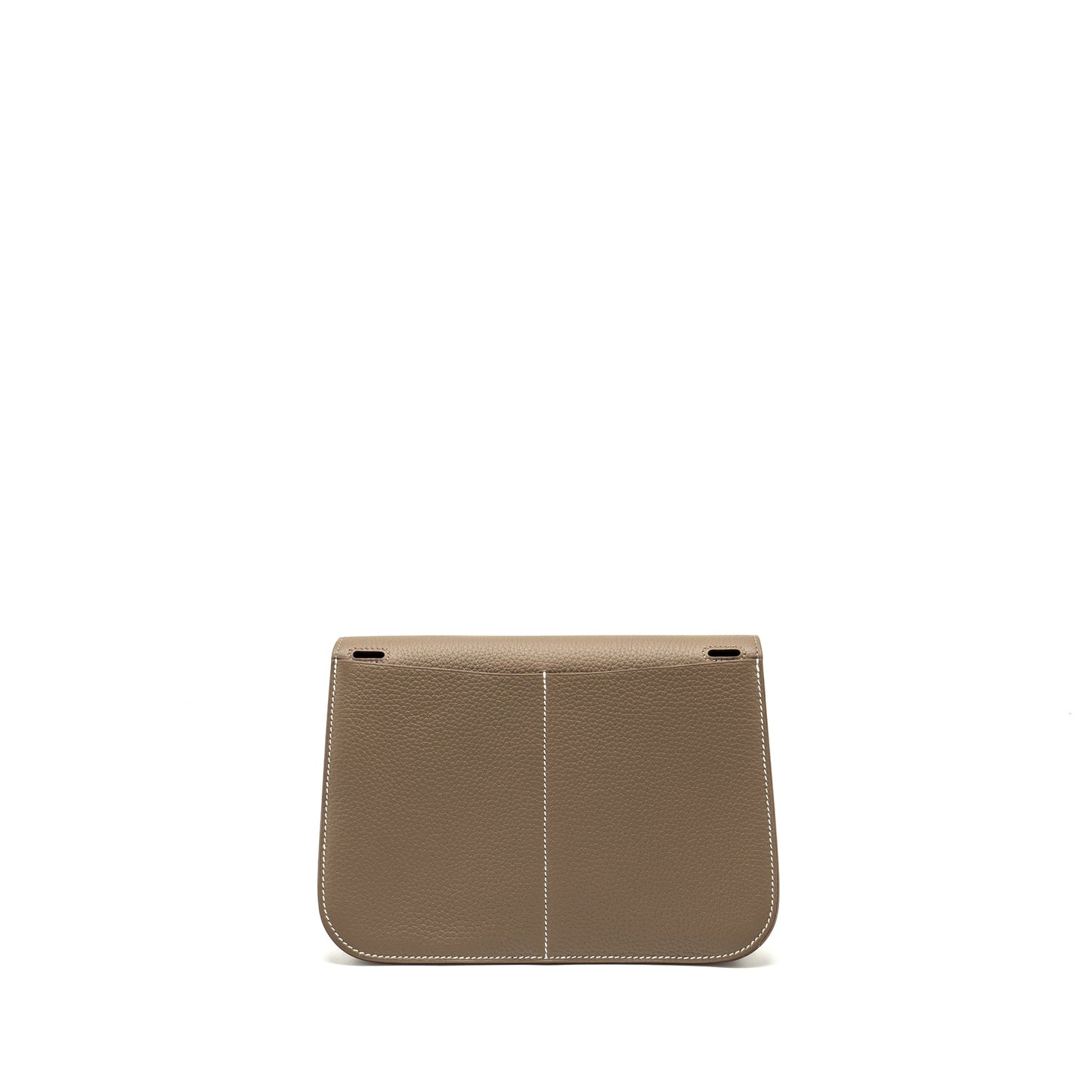 Hermes Halzan 25 Clemence Etoupe SHW Stamp B