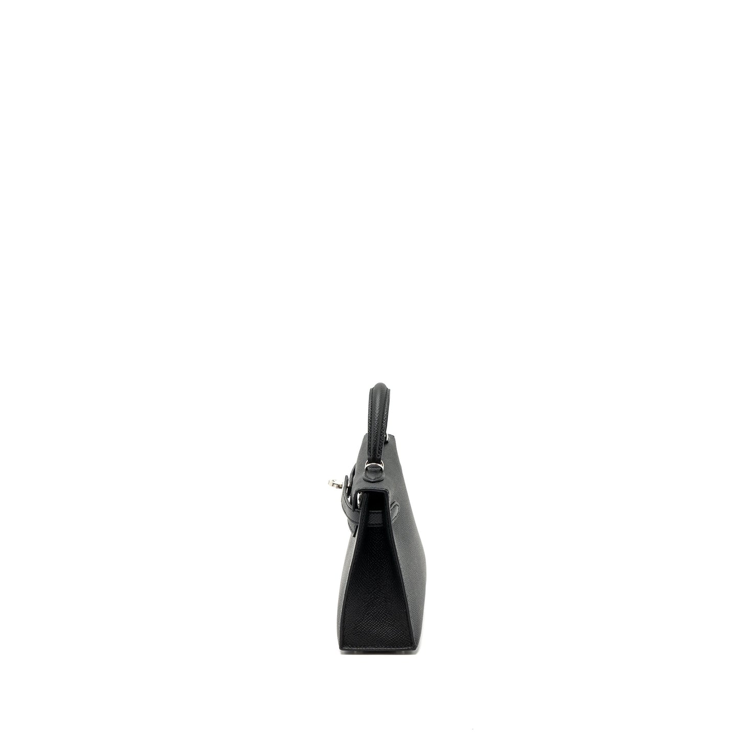 Hermes mini kelly II epsom black SHW stamp B