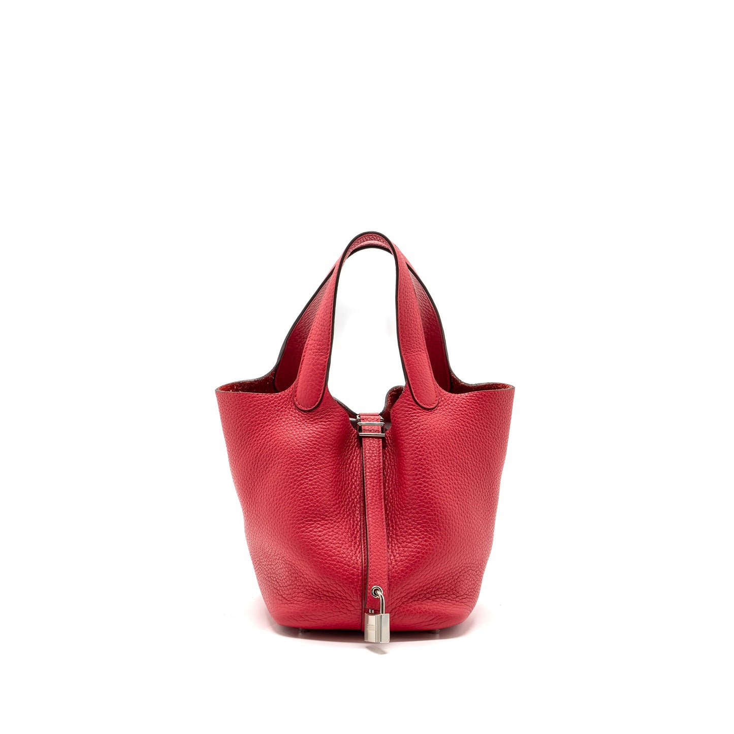 Hermes picotin 18 clemence rose extreme SHW Stamp D