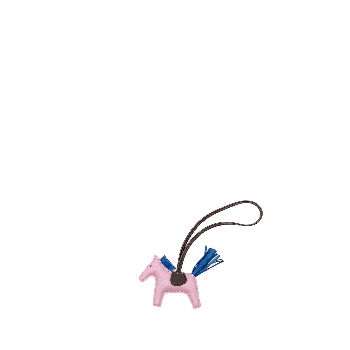 Hermes rodeo pm bag charm mauve Sylvestre/ blue saphir/ rouge Sellier stamp Z