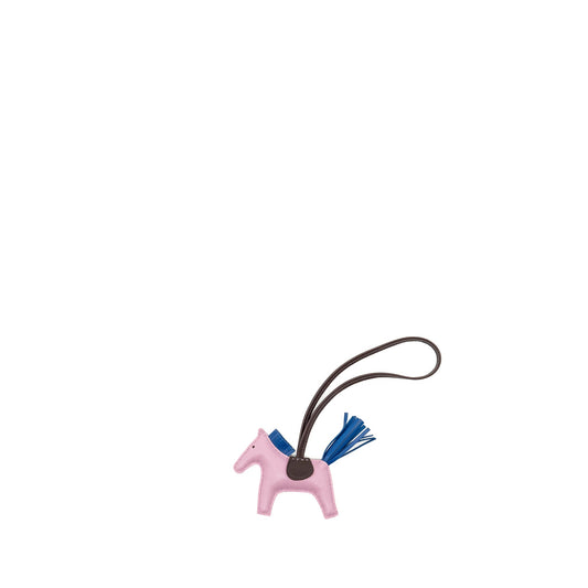 Hermes rodeo pm bag charm mauve Sylvestre/ blue saphir/ rouge Sellier stamp Z