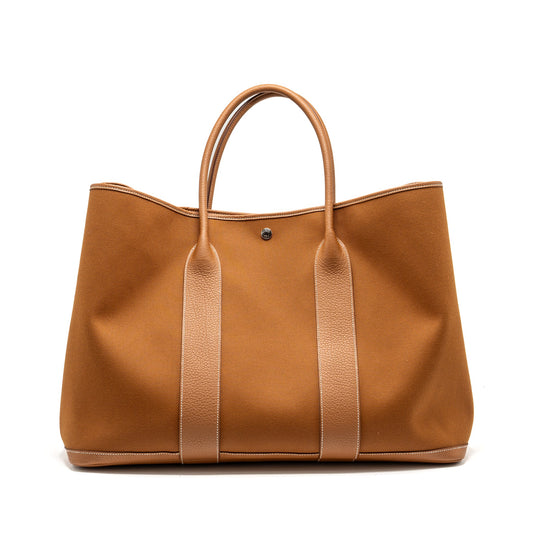 Hermes Garden Party 49 Canvas/Negonda Gold SHW Stamp B