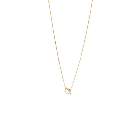 HERMES FINESSE Necklace Rose Gold, Diamonds