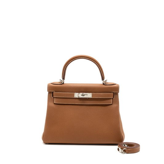 Hermes kelly 28 togo gold SHW stamp X