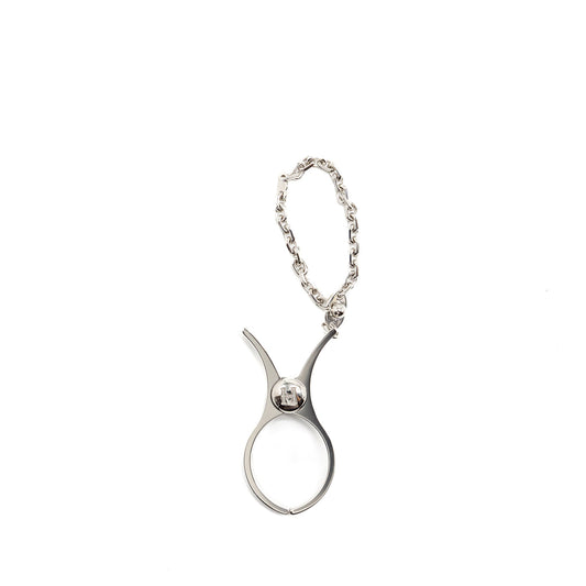 Hermes Filou Glove Clip Silver Tone