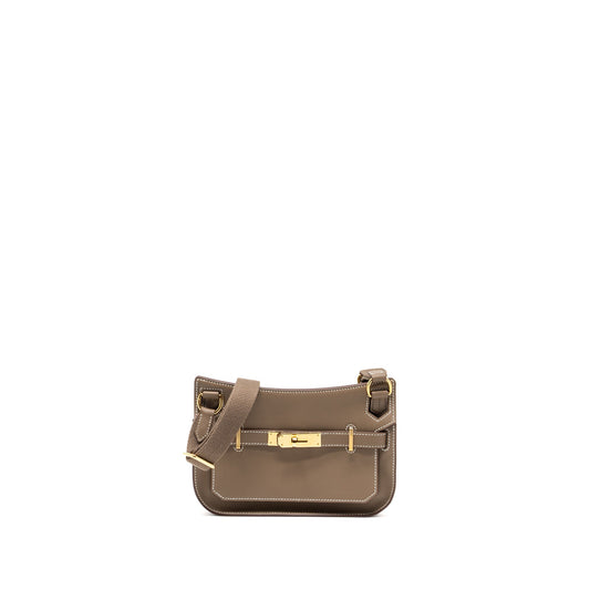 Hermes Mini Jypsiere swift etoupe GHW stamp B