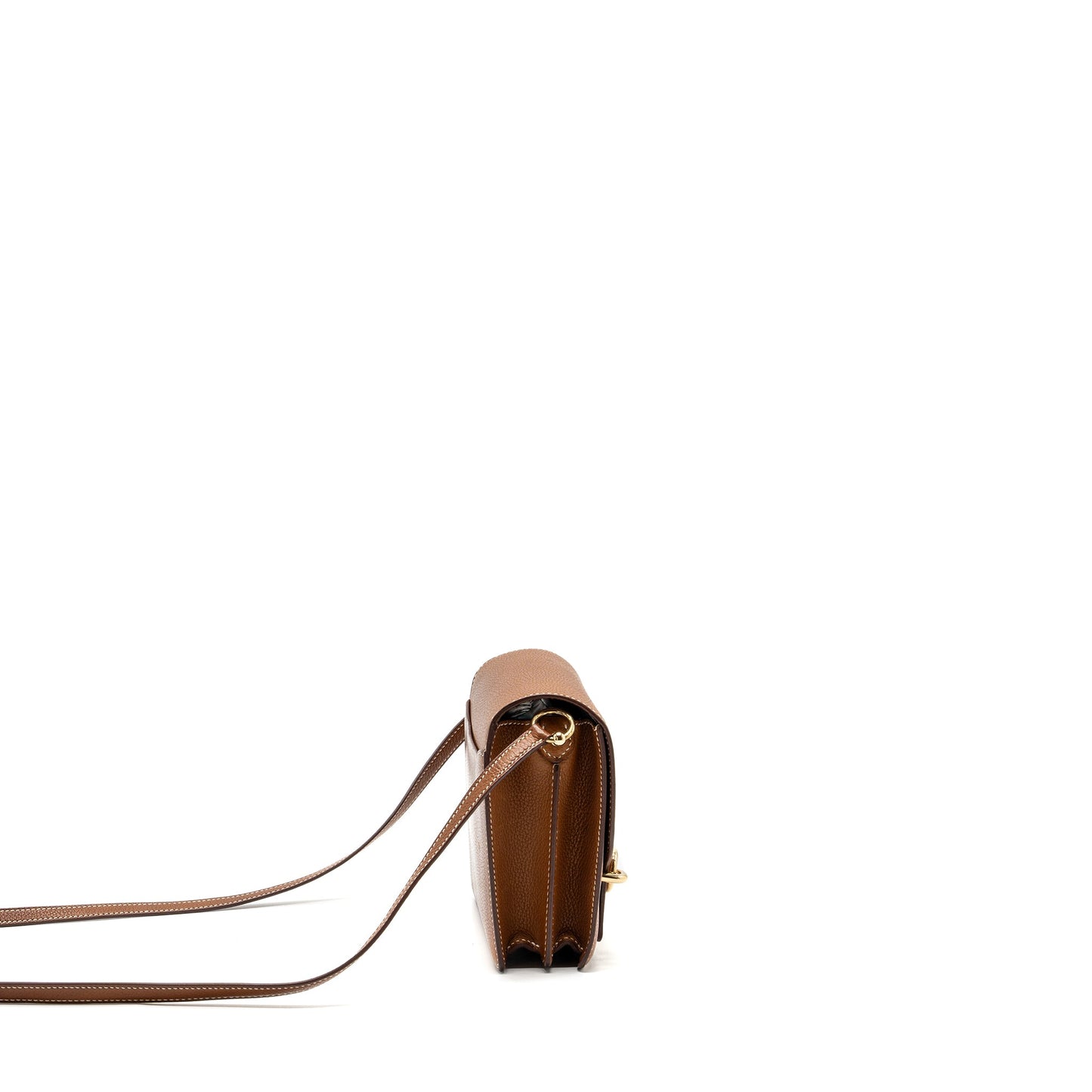 Hermes mini Roulis Barenia Faubourg 34 Fauve LGHW stamp D