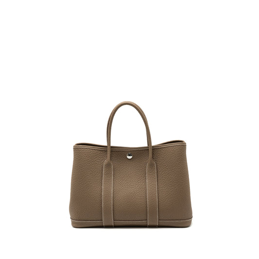 Hermes garden party 30 negonda etoupe SHW stamp Z