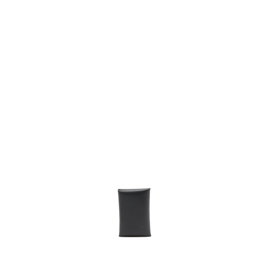 Hermes Calvi Card Holder epsom black SHW stamp B