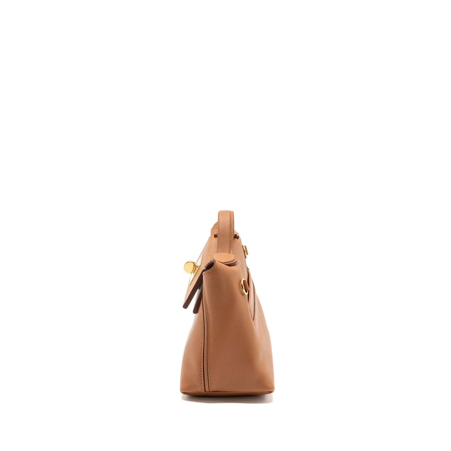 Hermes mini 24/24 2424-21 bag evercolor / swift gold GHW stamp B