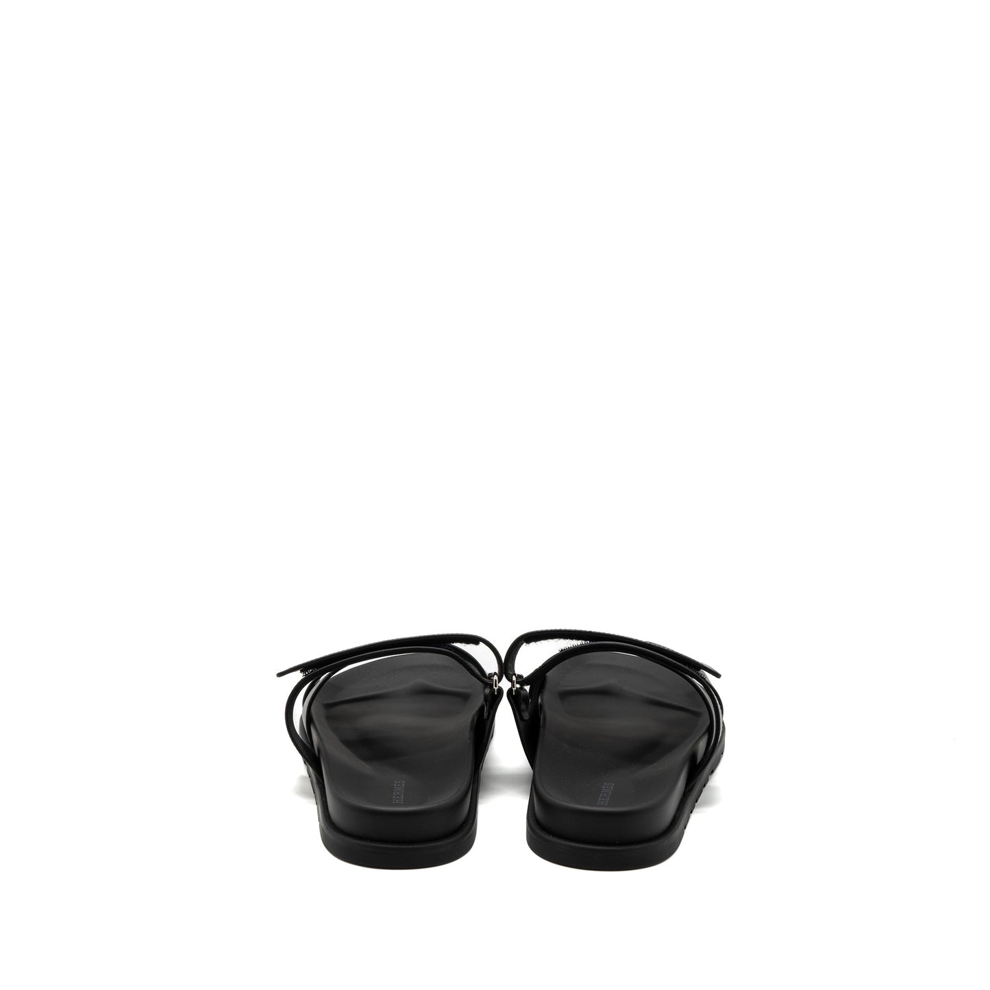 Hermes size 42 chypre sandals black