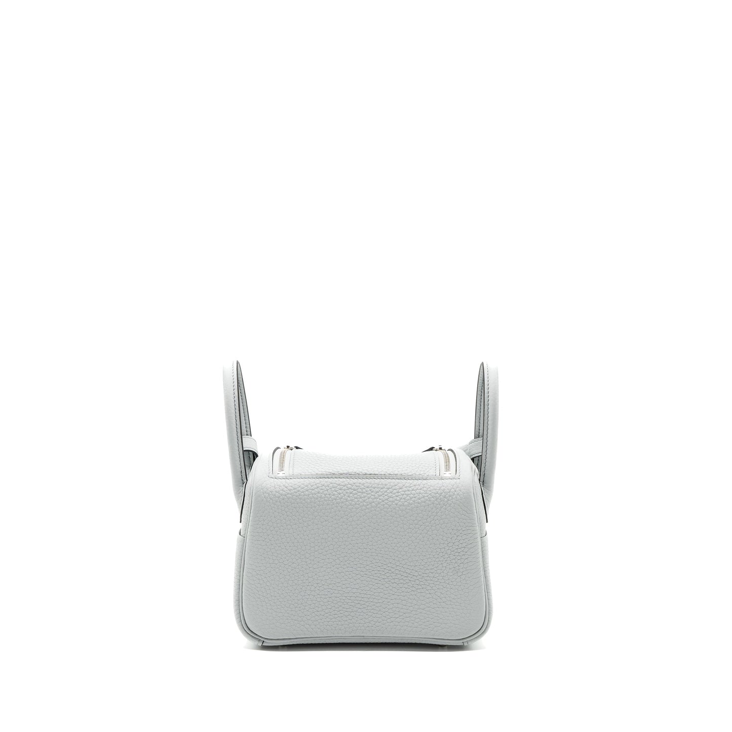 Hermes Mini Lindy Clemence Bleu Pale SHW Stamp B
