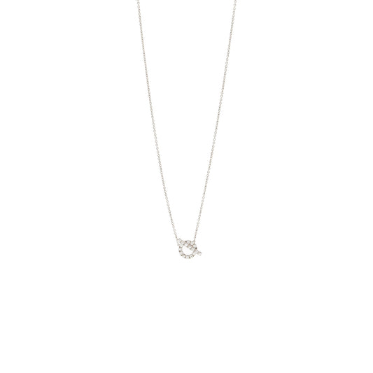 Hermes finesse necklace white gold, diamonds