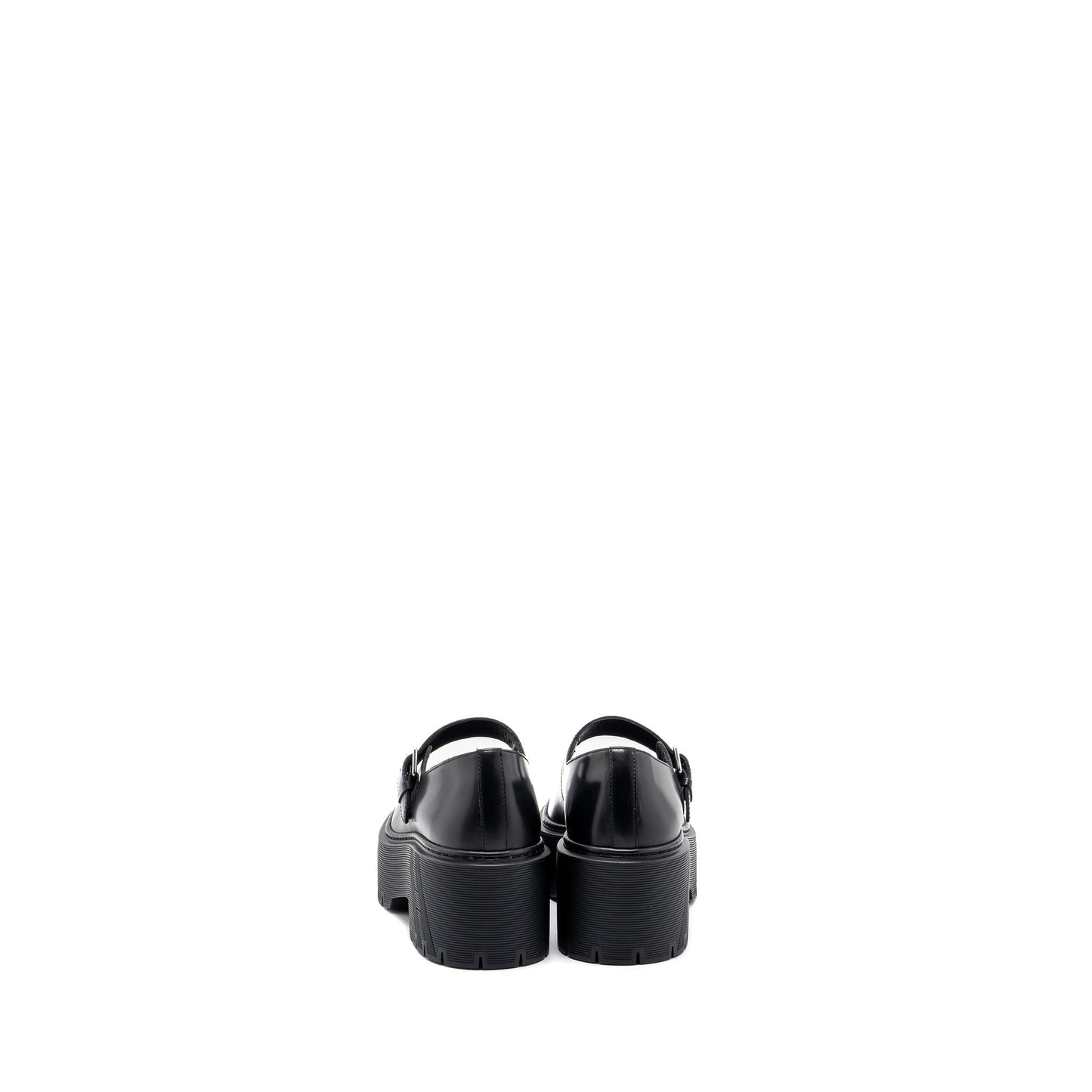 Hermes size 36 Hoxton Oxford shoes black SHW