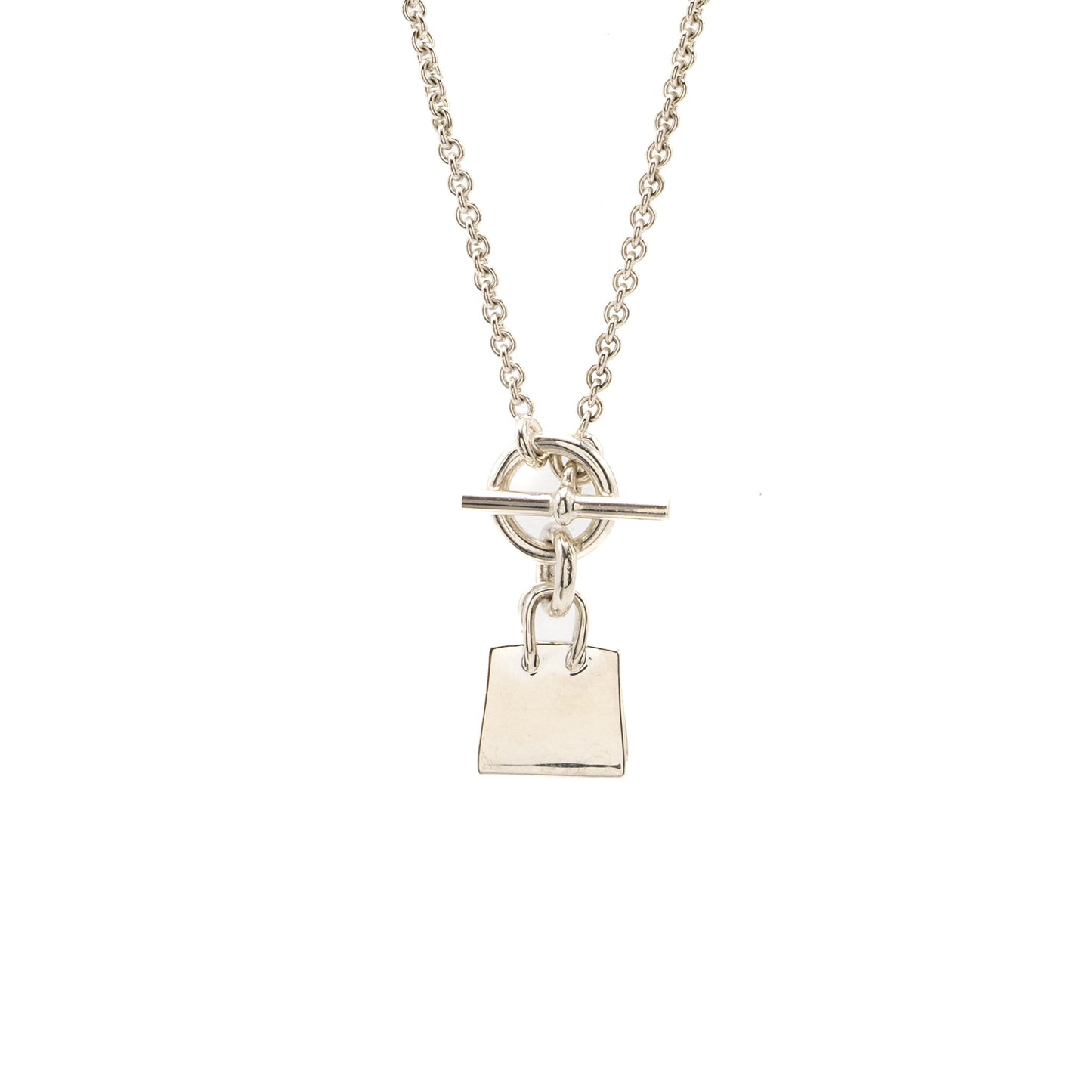Hermes Birkin amulette pendant sterling silver