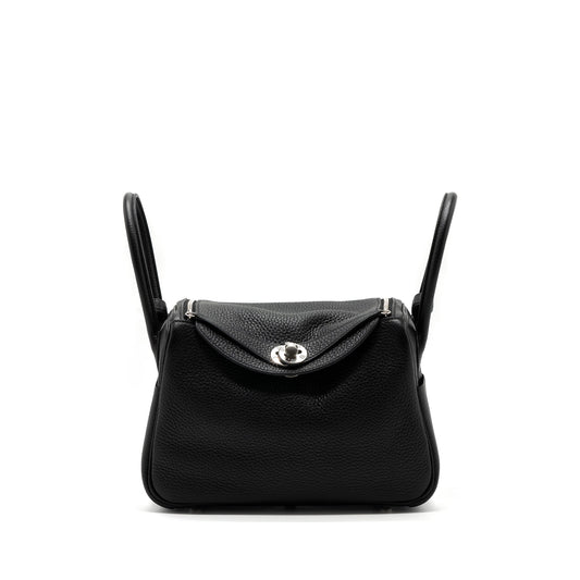Hermes Lindy 26 Clemence Black SHW Stamp U
