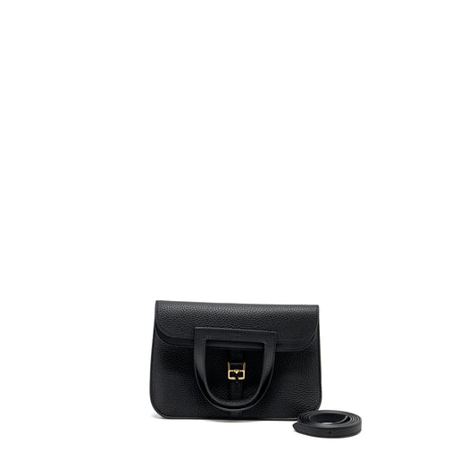 Hermes halzan 25 clemence Black GHW stamp B