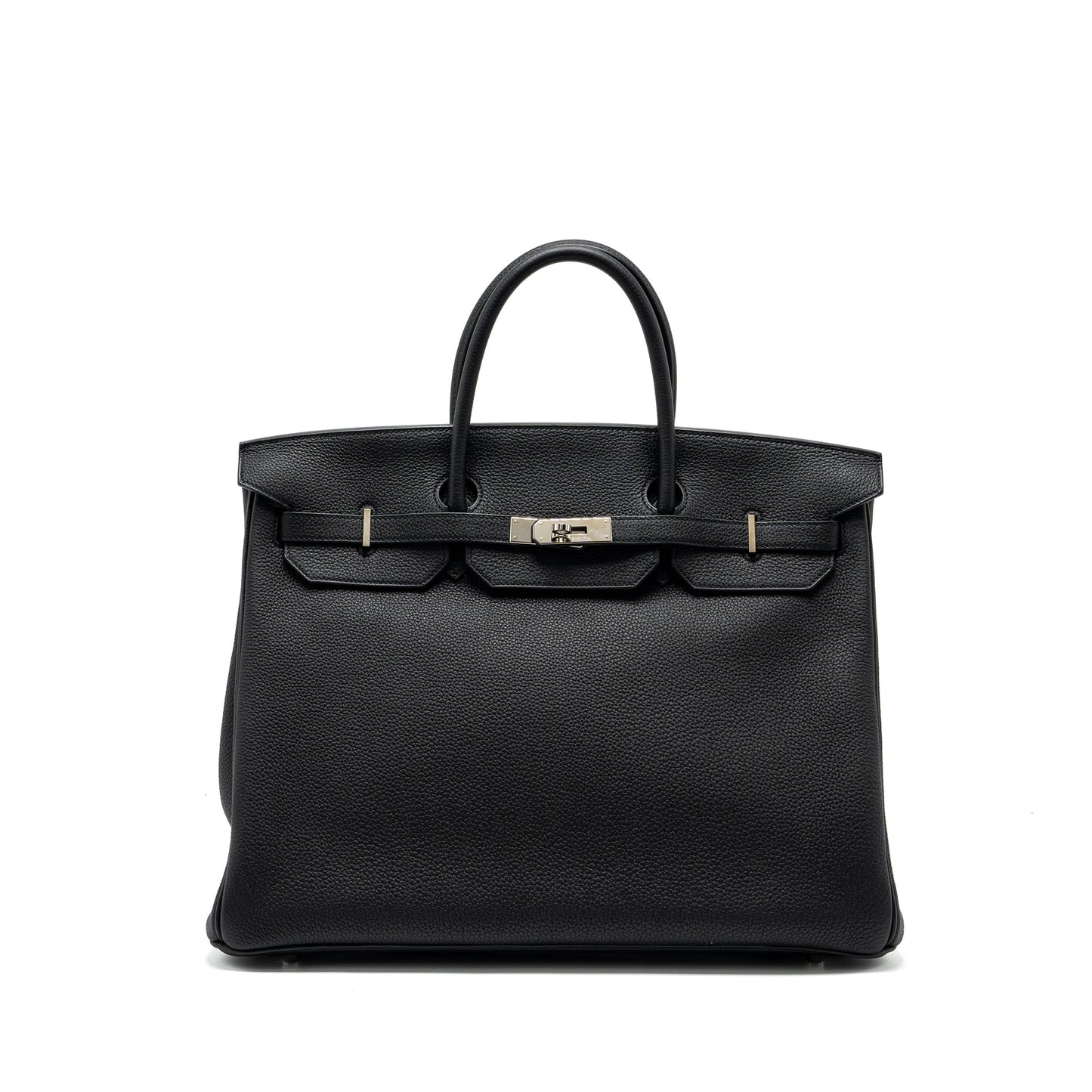 Hermes Birkin 40 Togo black SHW stamp D